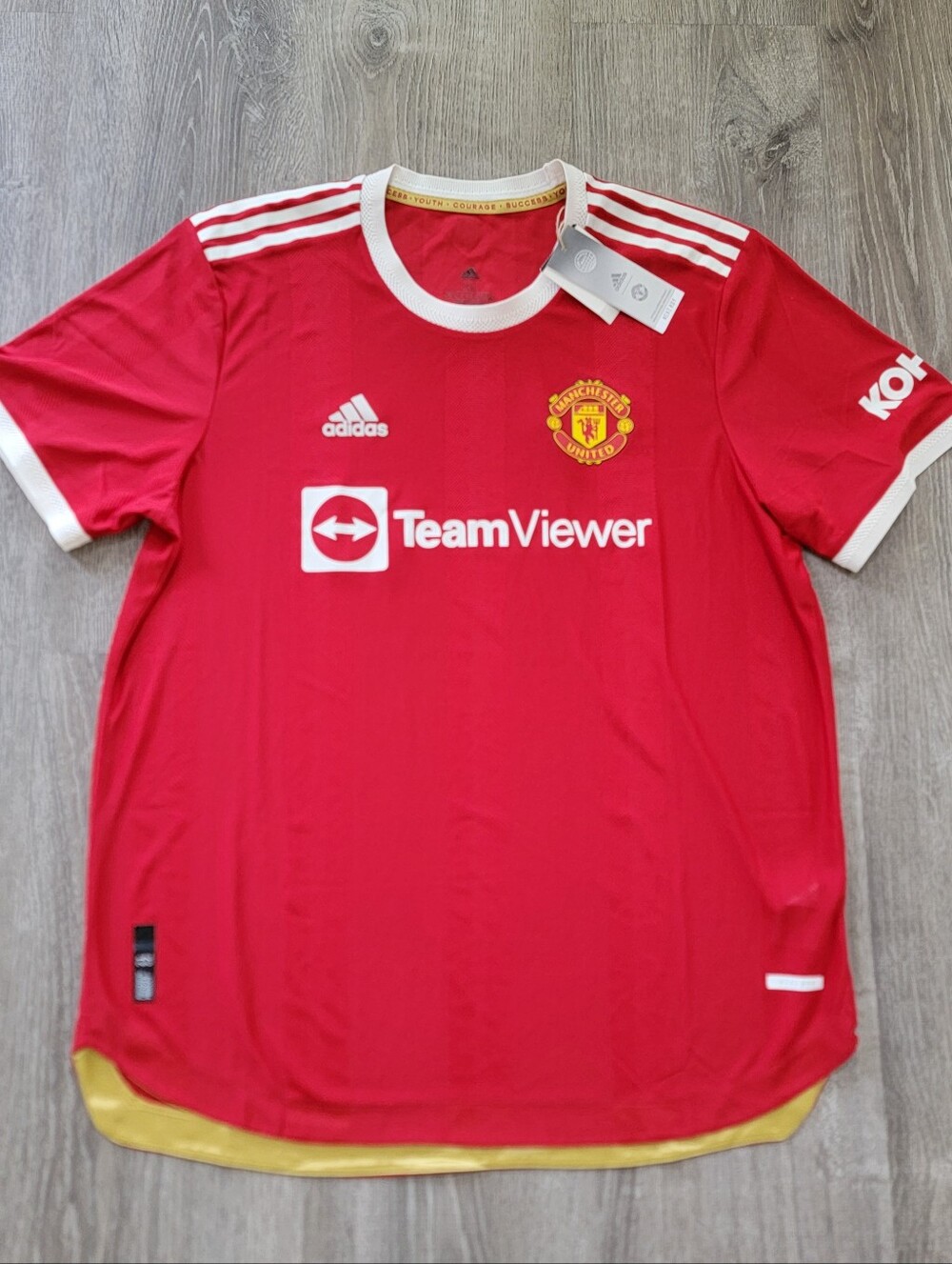 BRAND NEW Adidas Manchester United 21/22 Home Authentic Jersey Men's Size XL
